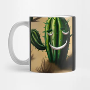 Laughing cactus in the desert Mug